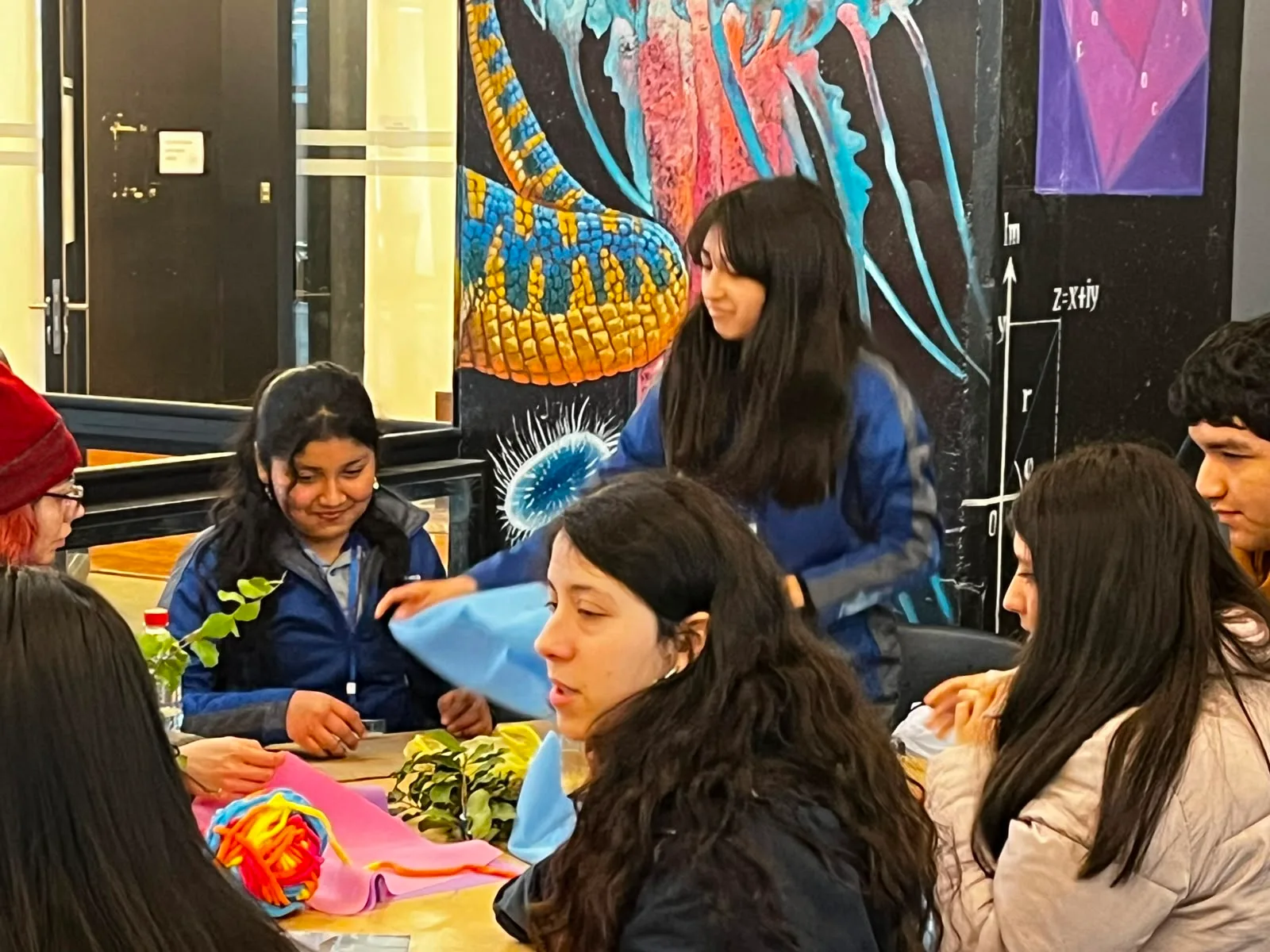 Estudiantes de Escuela Manantial de Relun participan de talleres