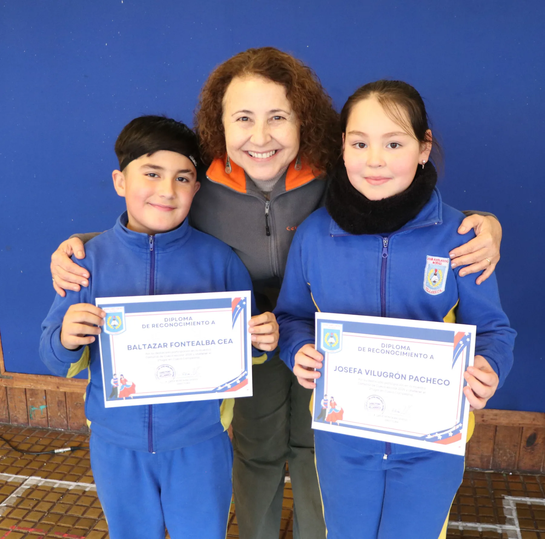 Pareja de estudiantes gana segundo lugar en el Comunal de Cueca 2026
