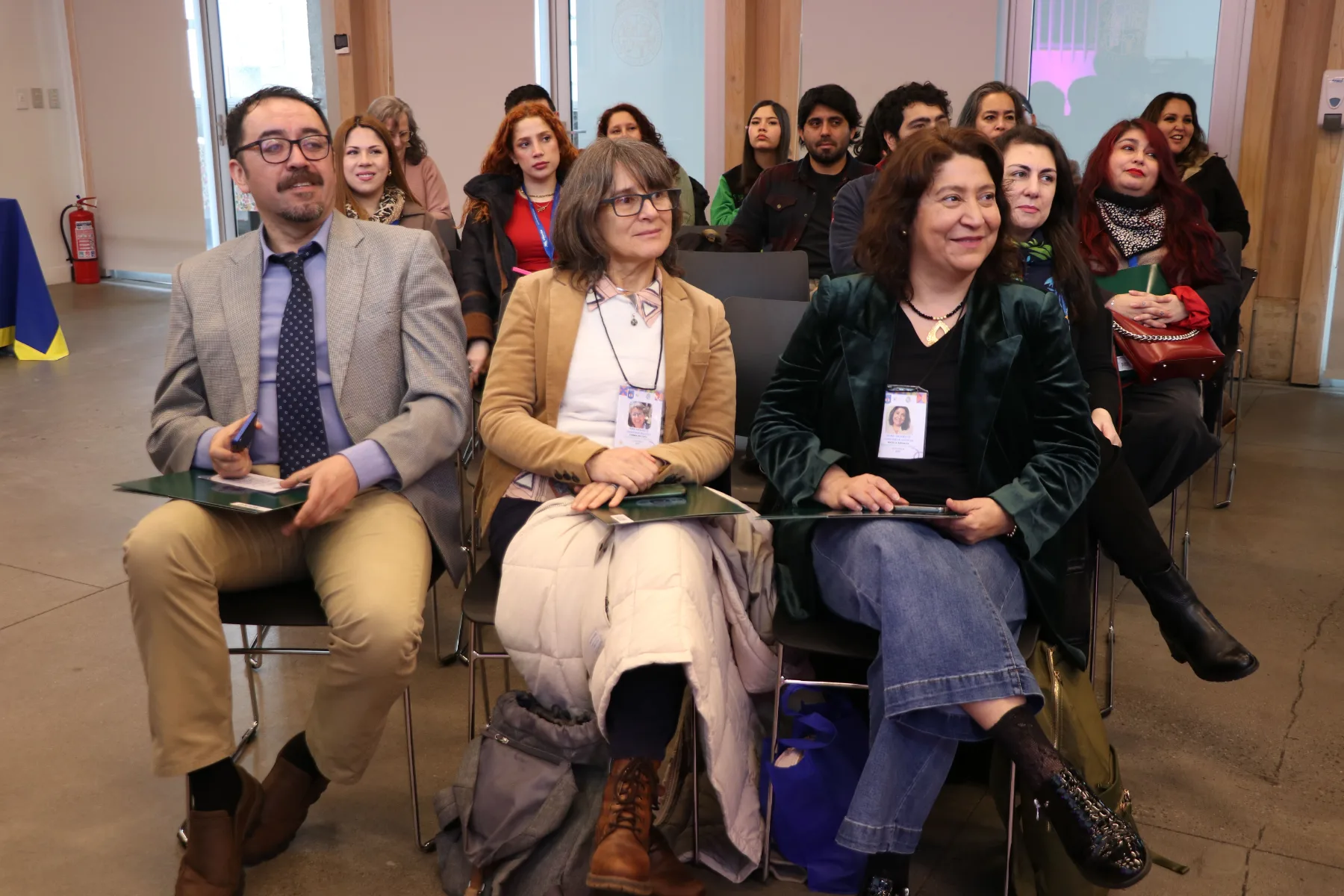 Concejal y expositoras