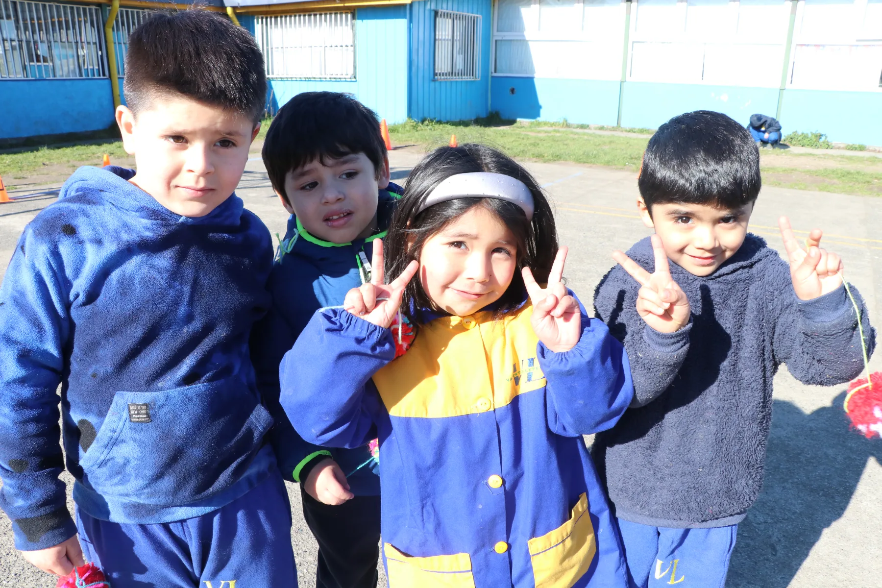 Los niñ{ños y niñas se entusiasman con el evento