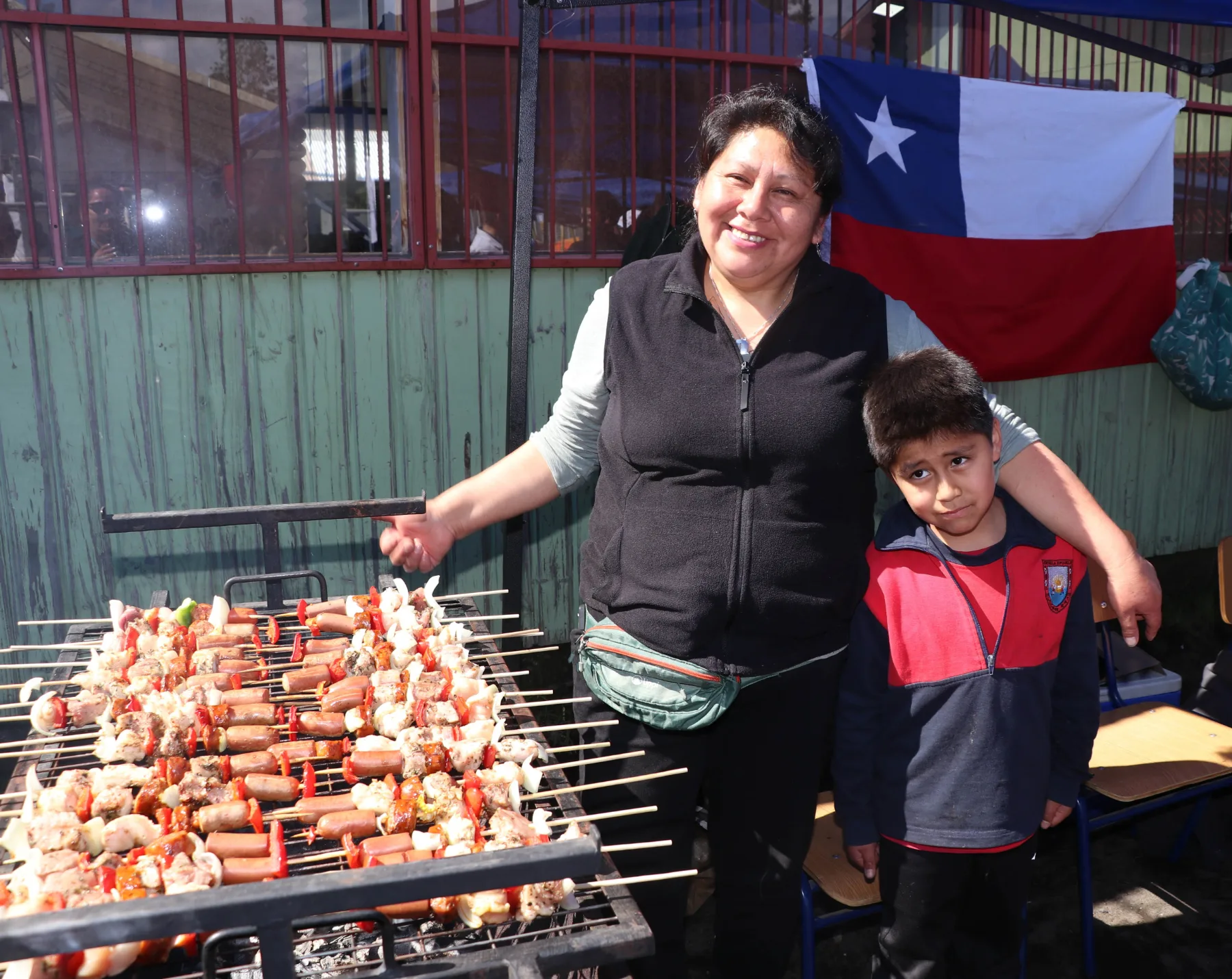 Gastronomia típica tambien en esta fiesta d ela chilenidad